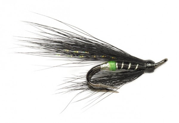 Fulling Mill Salmon Fly - Green Butt Micro Double
