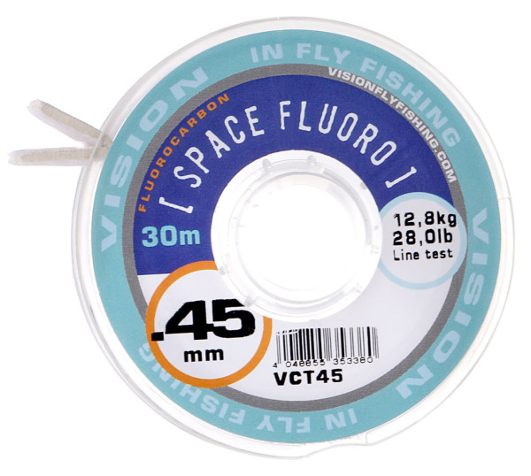 Vision Space Fluorocarbon Leader Material 30 m