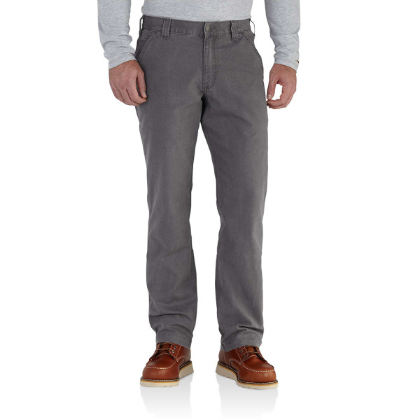 Carhartt Rugged Flex Canvas Work Pant Relaxed Fit gravel
