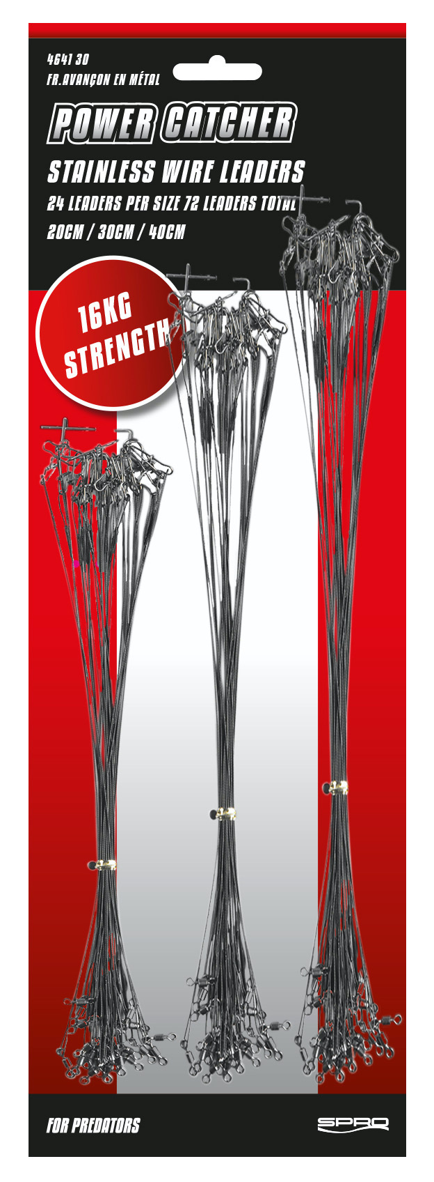 Climax Pike Leader 30# 15" Wire 6 leaders for one price. Climax Pike Leader 30# 15" Wire 6 leaders for one price.