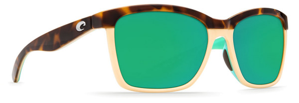 Costa Polarized Glasses Anaa Shiny Retro Tort/Cream/Mint (Green Mirror 580G)