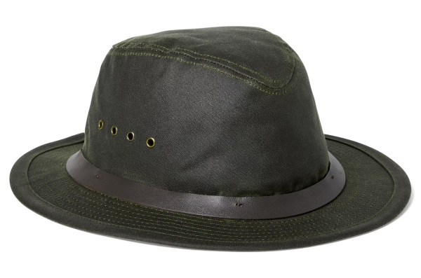 Filson Tin Cloth Packer Hat otter green