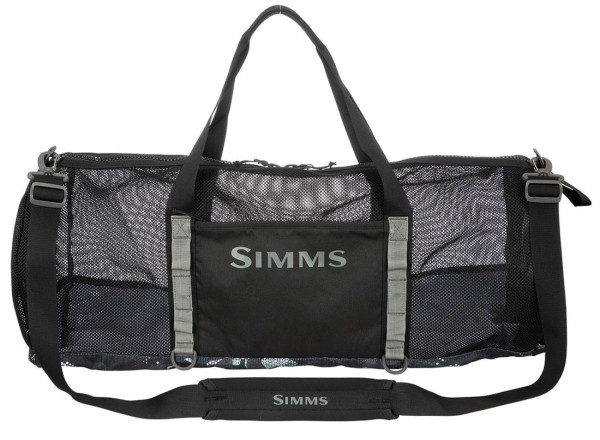 Simms Challenger Mesh Duffel 60L hex flo camo carbon Bags Bags and Backpacks Equipment adh fishing