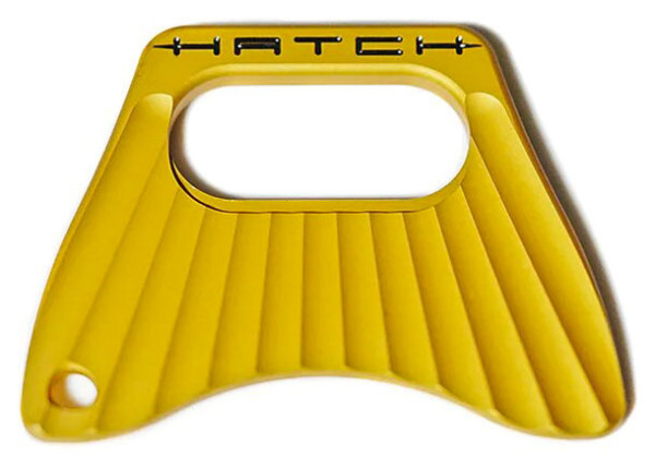 Hatch Fish Tail Bottle Opener Keychain gold