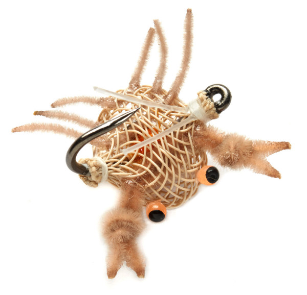 Fulling Mill Saltwater Fly - Trigger Flexo Crab Weedless tan