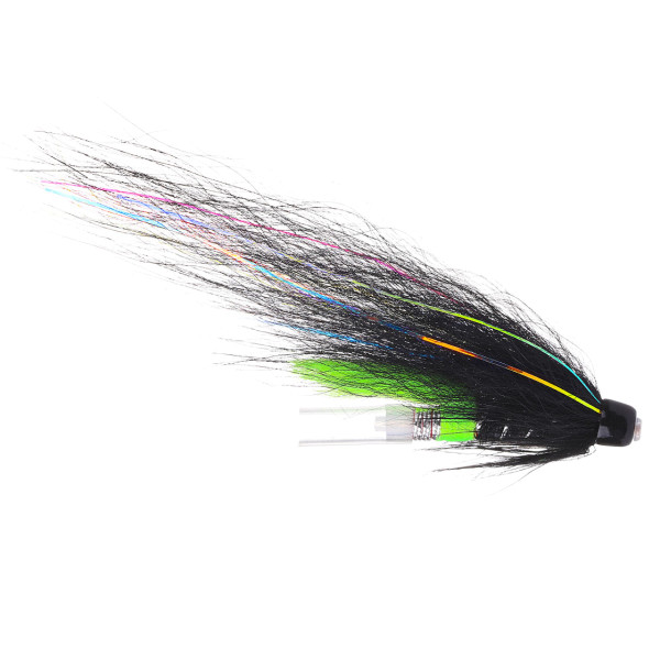 Superflies Salmon Fly - Black Bear Green Butt Brass Conehead Black_Bear_Green_Butt_Brass_Conehead