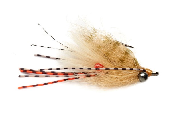 Fulling Mill Saltwater Fly - Itchy Trigger Lt. Brown Tan