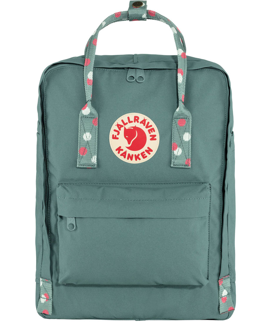 Fjällräven Kanken Backpack frost greenconfetti pattern Backpacks
