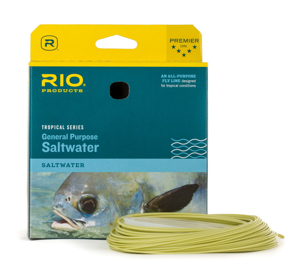 New Rio General Purpose Saltwater WF7F Fly Line Lt Coral Free US Shipping 
