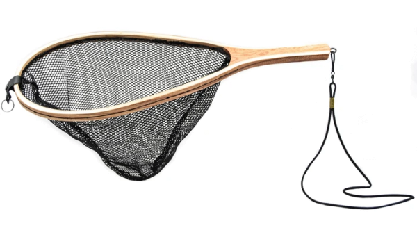 Cortland Wooden Black Mesh Trout Net Kescher