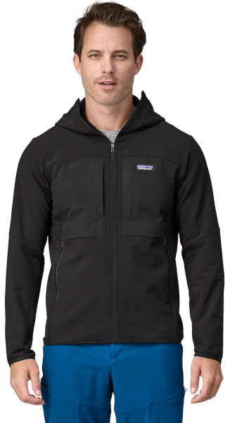 Patagonia M's R2 TechFace Hoody BLK (2023) | Insulation Jackets ...
