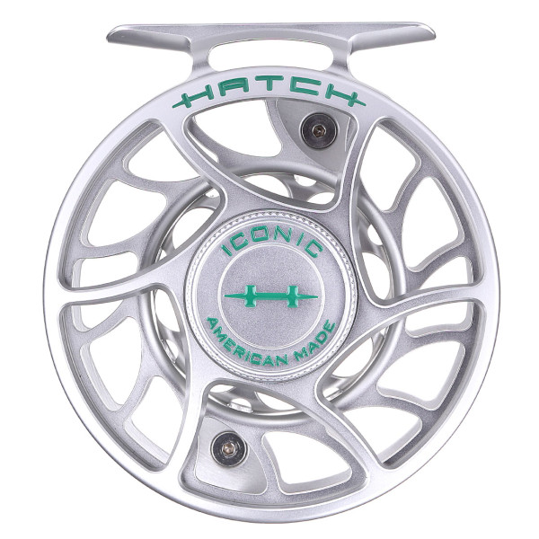 Hatch Iconic 4 Plus Föy Reel Large Arbor Clear/Green, Reels
