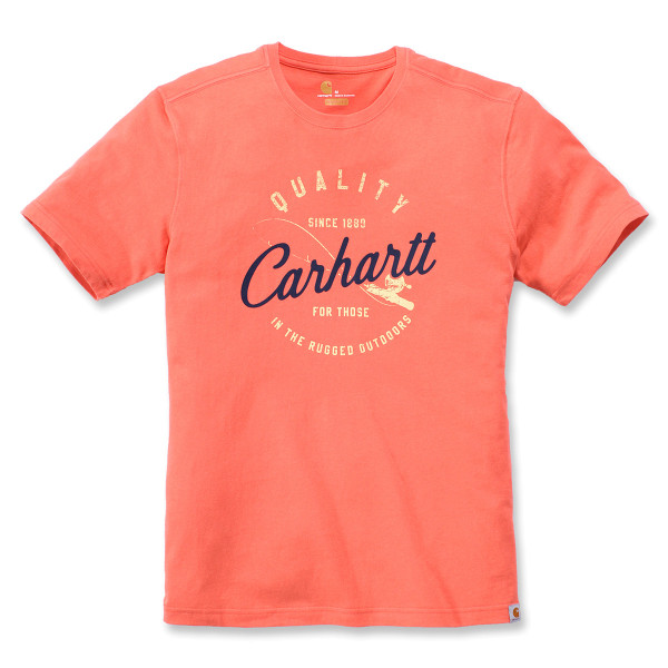 Carhartt Southern Graphic T-Shirt hot coral, T-Shirts, Shirts and  Pullovers, Clothing