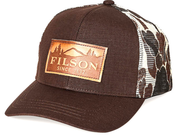 Filson Logger Mesh Cap brown camo/scenic