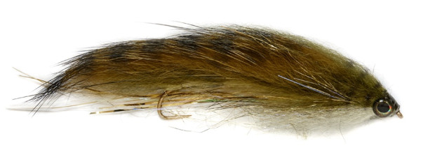 Fulling Mill Streamer - Snake-Bait Olive Barbless