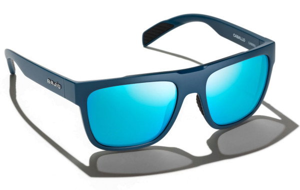 Bajio Polarized Glasses Caballo - Blue Vin Matte (Blue Mirror PC)