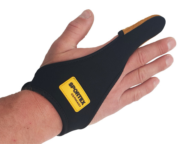 Sportex Protection Finger Glove Neoprene/Leather