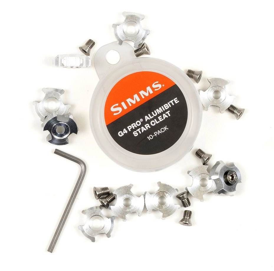 Simms G4 Pro AlumiBite Cleat Spikes WatschuhStollen Wading Boots