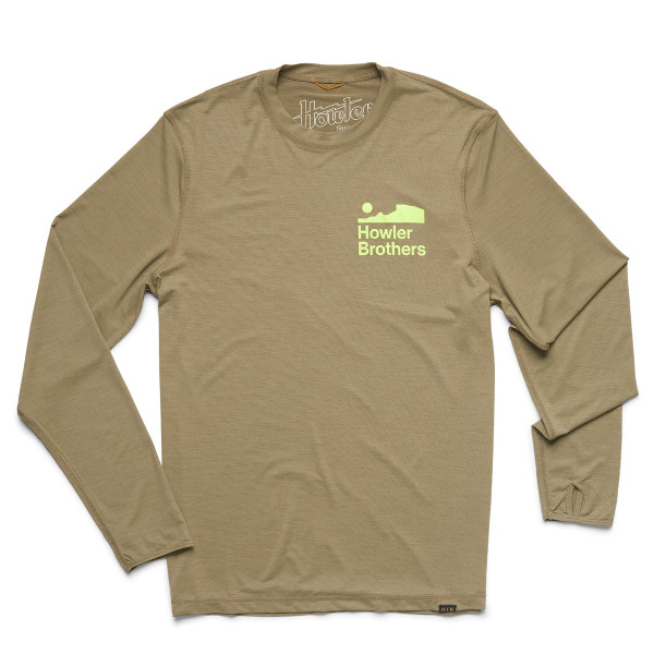 Howler Brothers HB Tech T Sunshade Longsleeve - faded olive