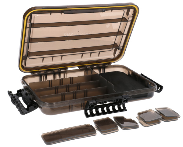 Waterproof fishing tackle box store