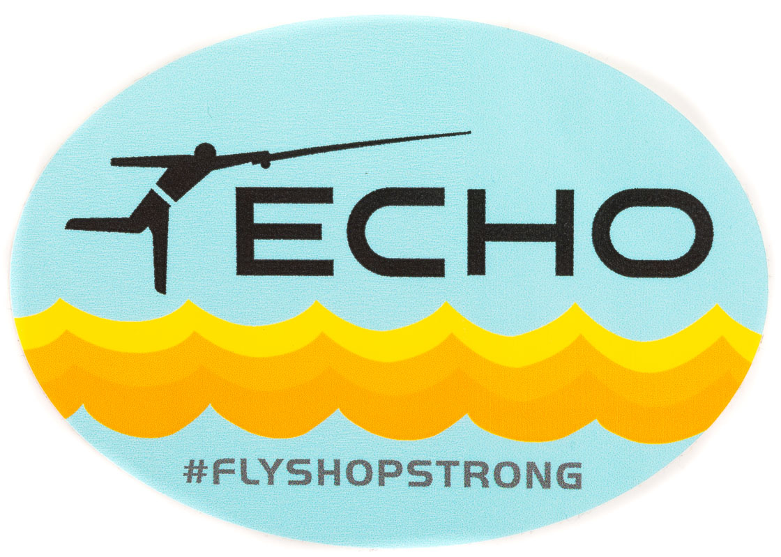 Echo FlyShopStrong Sticker, Sticker, Print & Sticker, Equipment