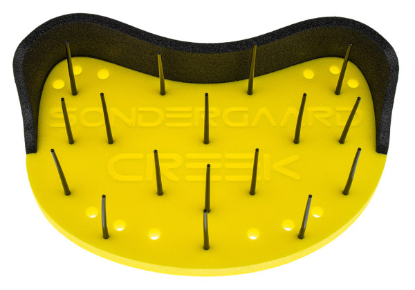 Sondergaard Creek Stripping Basket black & yellow