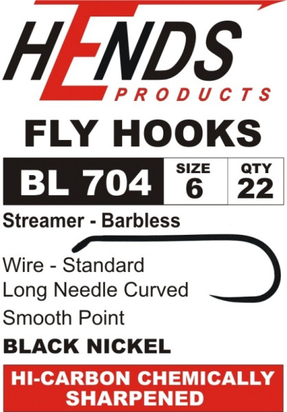 Hends BL 704 Fine Streamer Hook