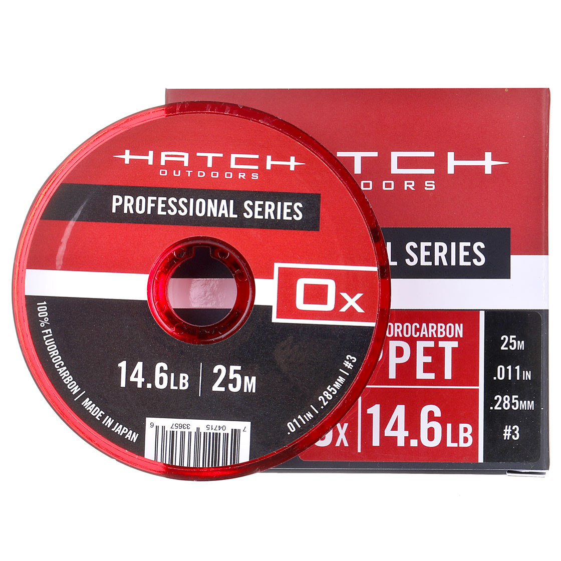 Hatch Professional Series Fluorocarbon Tippet, Fluorocarbon, Leader  Materials, Fly Lines