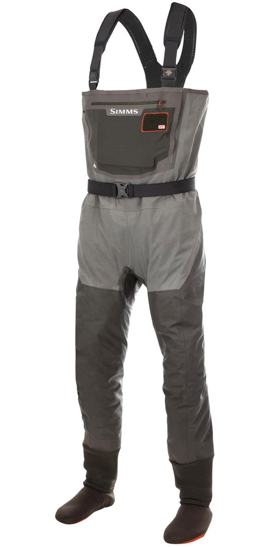 Simms G3 Guide Stockingfoot Waders gunmetal, Chest Waders, Waders, Clothing