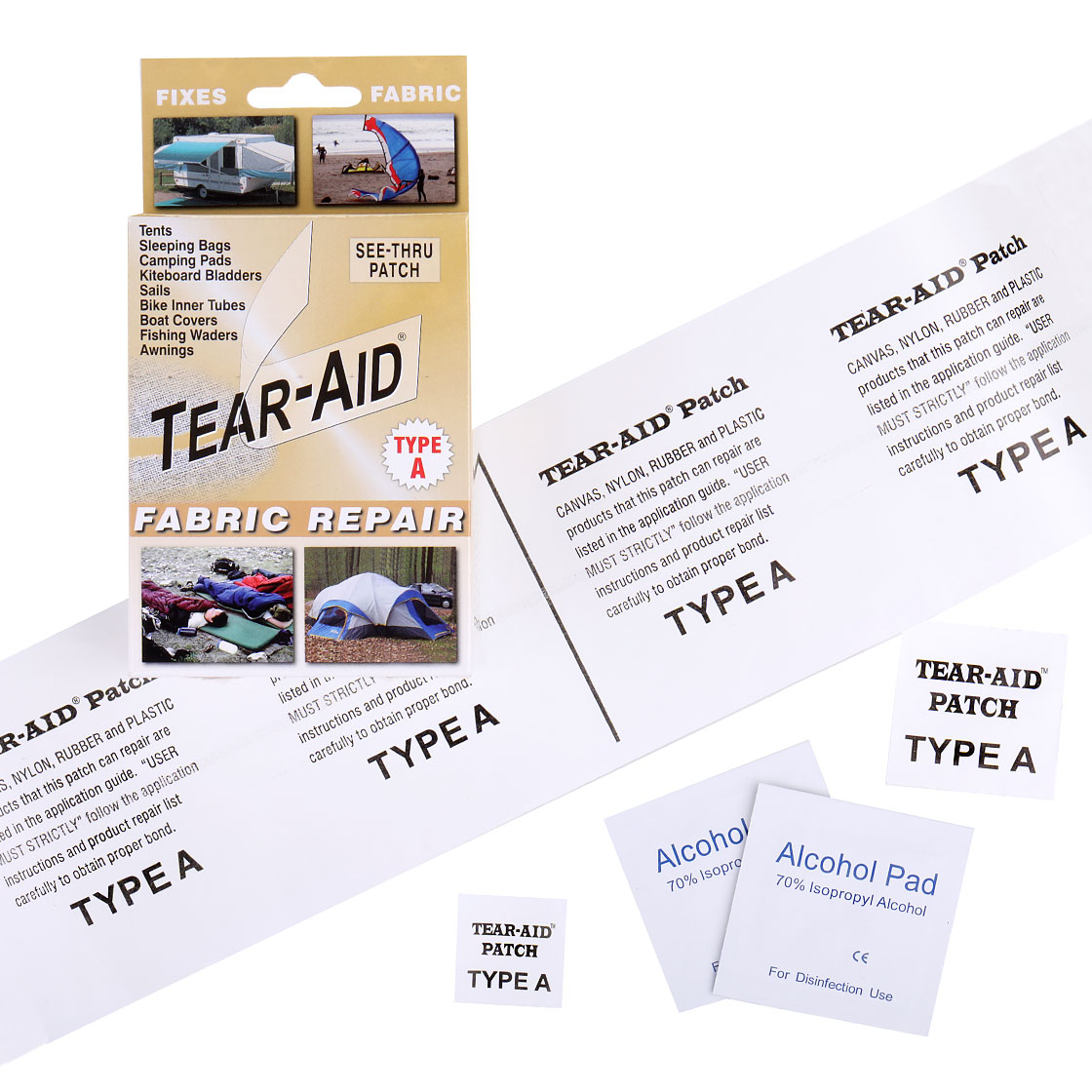 Tear Aid Repair Patch Seat Kit Type-B