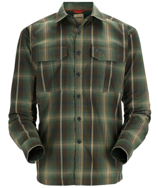 Simms Coldweather Shirt forest hickory plaid