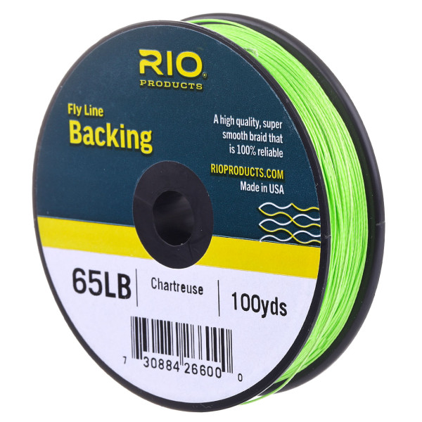 Rio Gel Spun Backing 65lb chartreuse