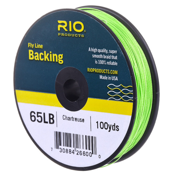 Rio Gel Spun Backing 65lb chartreuse, Backing, Fly Lines