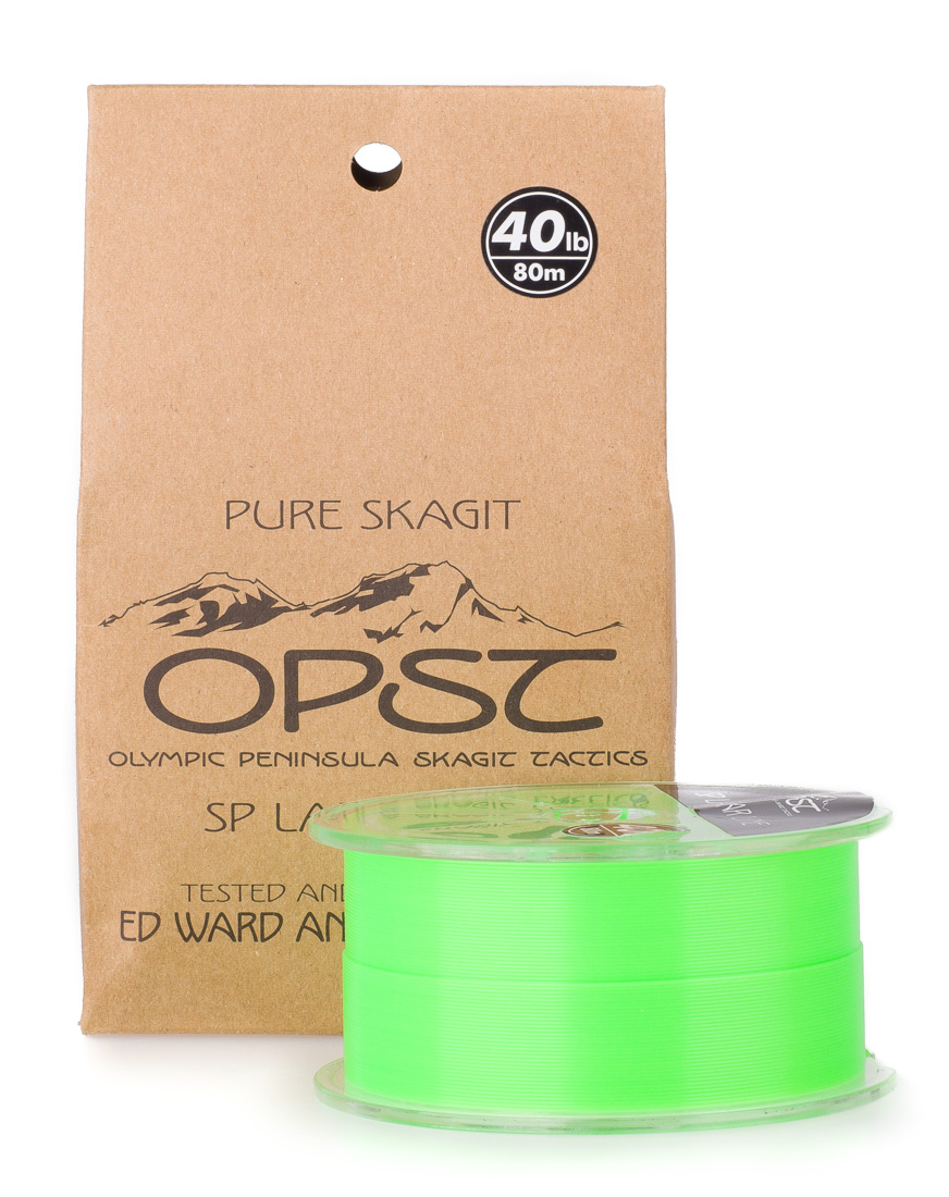 OPST Pure Skagit LAZER green orange pink 50 Meter 25-50lb Lazer Running Line 