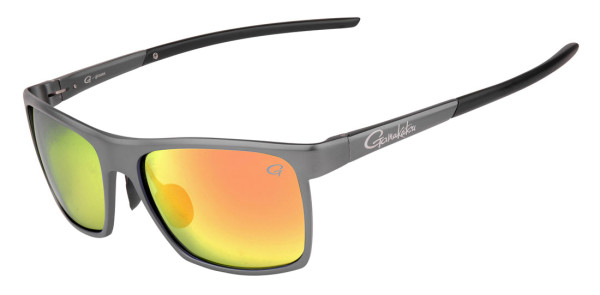 Gamakatsu G-Glasses Alu Polarized Sunglasses Grey (Red Mirror)