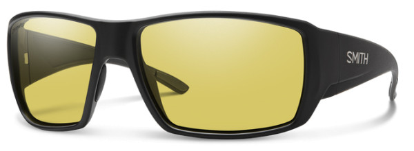 Smith Optics Polarized Glasses Guide's Choice CP - Matte Black (Polar Low Light Yellow)