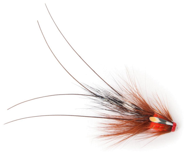Guideline Tube Fly Pot Belly Pig - fl. fire red