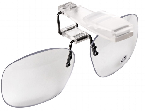 per Clip On Magnifier Magnifying aid 2.5 - compartment to clip onto the cap