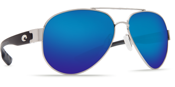 Costa South Point Polarized Sunglasses Palladium (Blue Mirror 580G Lenses)