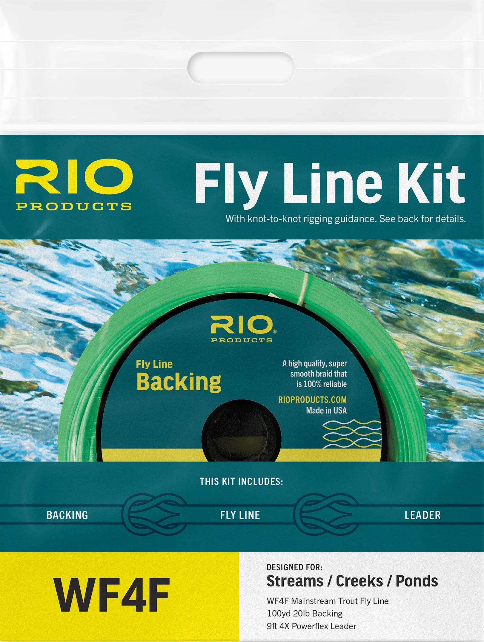 Rio MS Trout Line Kit Fliegenschnur, WF - Floating