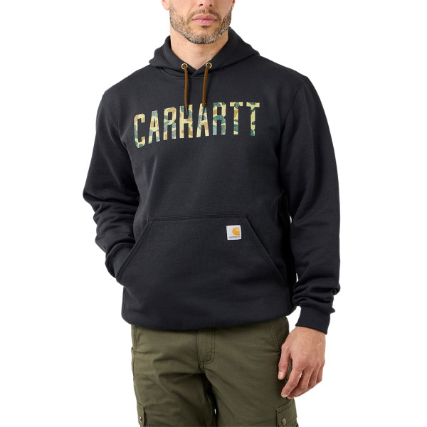 Carhartt Camo Logo Capsule Hoody Sweatshirt black