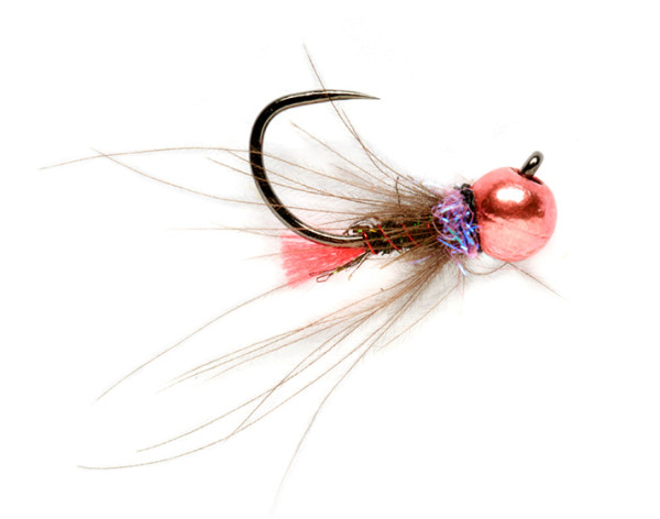 Fulling Mill Nymph - Red Tag Pinky Jig Barbless, Jig and Competition, Nymphs, Flies