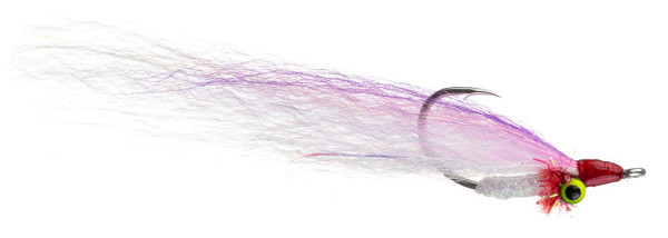 Fishient H2O Salzwasserfliege - Mega Deep Minnow pink & white