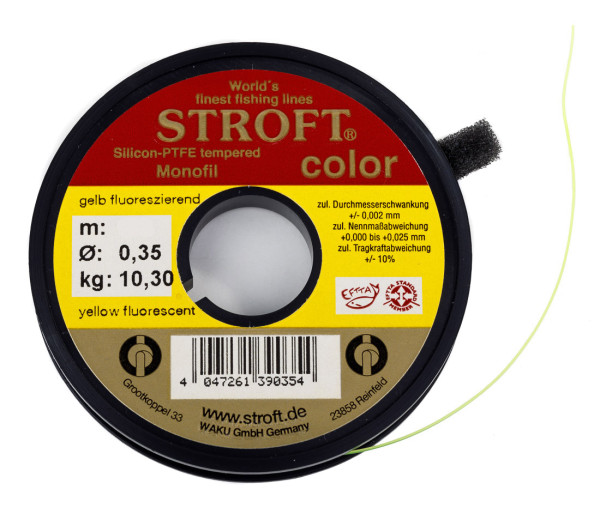 Stroft Color Leader Material Indicator Line Sighter 100 m/Spool