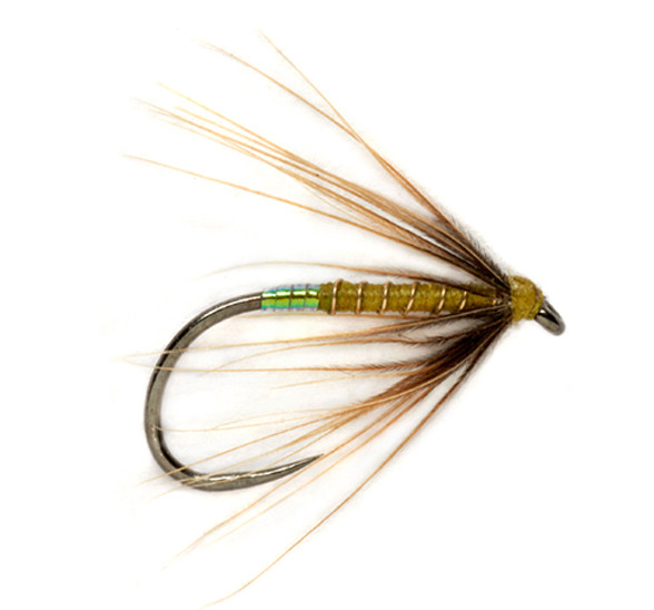 Fulling Mill Wet Fly - Procter Pearly Butt Greenwells Barbless