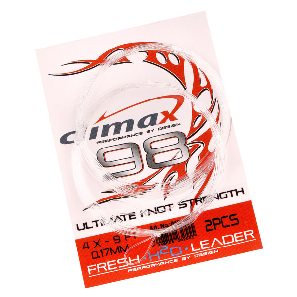 Climax 98 Trout Leader 9ft 2-Pack