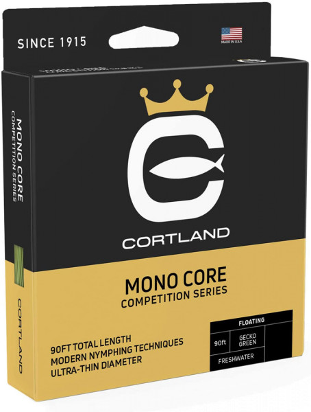 Cortland Euro Nymph Mono Core DT Fly Line gecko green