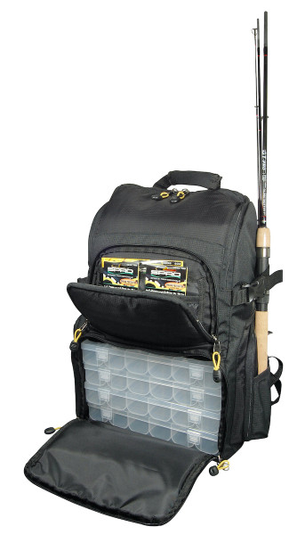 Spro Backpack with 4 boxes