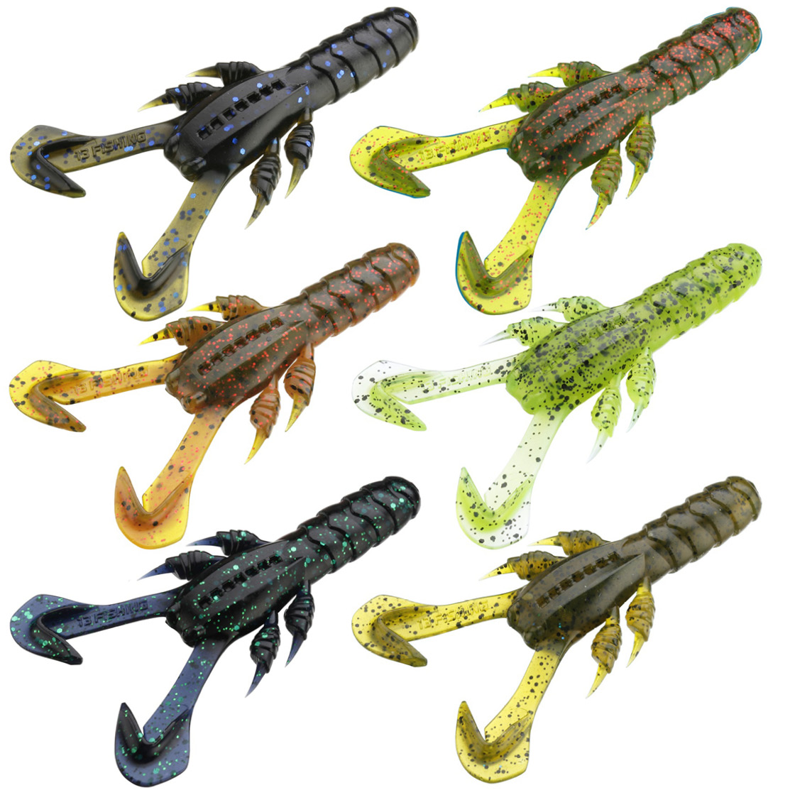 13 Fishing Ninja Craw Creature Bait 7,6 cm, Softbaits, Lures and Baits, Spin Fishing