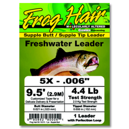 Frog Hair Freshwater Leader, Monofilament, Leader Materials, Fly Lines